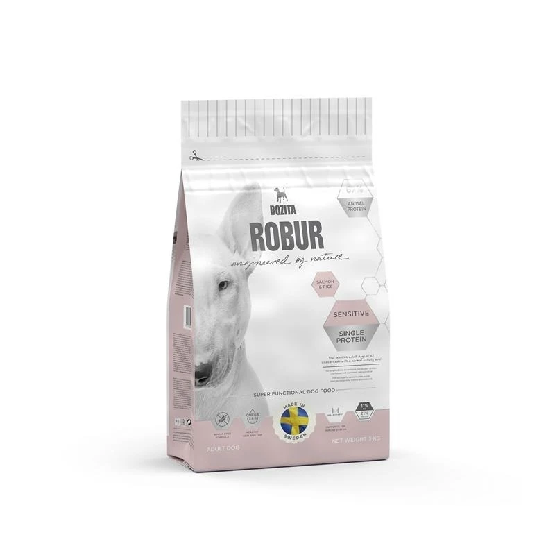 Bozita Robur Sensitive Single Protein Salmon & Rice Hundefutter 5 Bozita Robur Sensitive Single Protein Salmon & Rice Hundefutter – Bild 3
