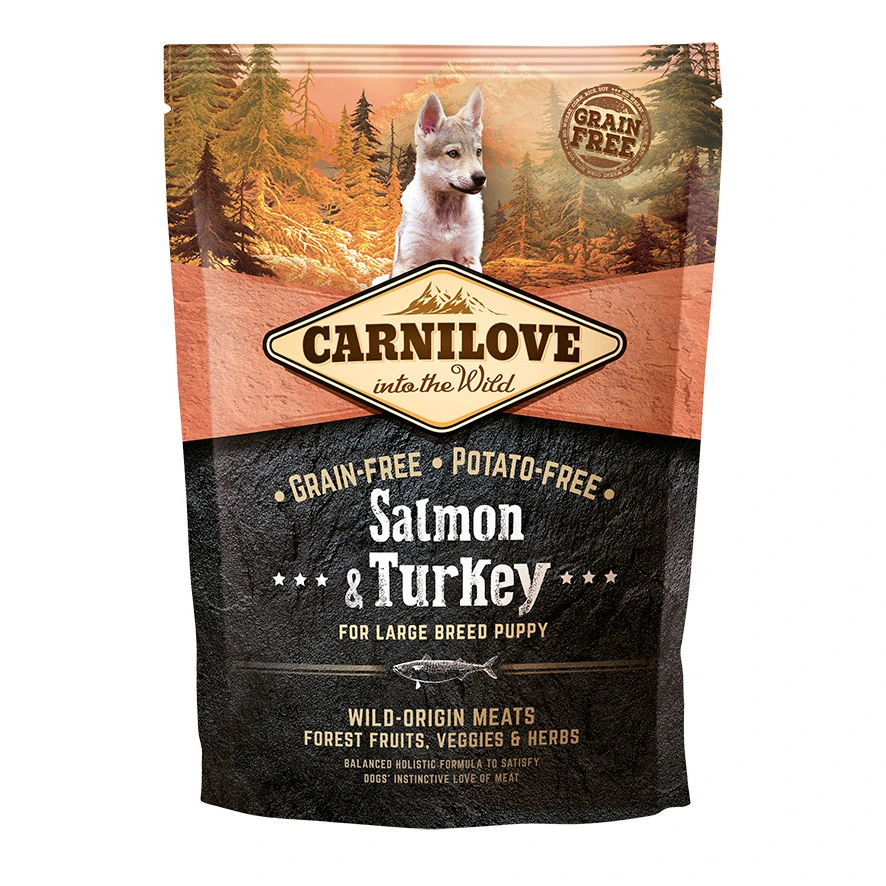 Carnilove Puppy Large Breed Salmon & Turkey Hundefutter 4 Carnilove Puppy Large Breed Salmon & Turkey Hundefutter – Bild 2