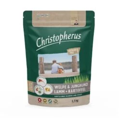 Christopherus Welpe & Junghund Getreidefrei 7 Christopherus Welpe & Junghund Getreidefrei -Hundefutter Welt Verkaufsgeschäft christopherus getreidefrei welpe junghund mit lamm kartoffel0
