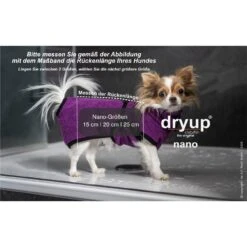 ActionFactory Fit4dogs Dryup Cape Nano Trockenmantel Für Hunde -Hundefutter Welt Verkaufsgeschäft fit4dogs dryup cape nano trockenmantel fuer hunde 1589287200