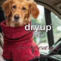 ActionFactory Fit4dogs DryUp Cape Royal - Premium Trockenmantel Für Hunde -Hundefutter Welt Verkaufsgeschäft fit4dogs dryup cape royal premium trockenmantel fuer hunde 1588858820