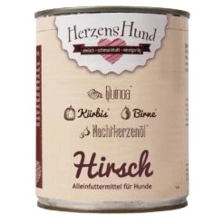 Herzenshund Bio Hundefutter Hirsch Mit Quinoa -Hundefutter Welt Verkaufsgeschäft herzenshund bio hundefutter hirsch mit quinoa2