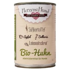 Herzenshund Bio Hundefutter Huhn Mit Süßkartoffel