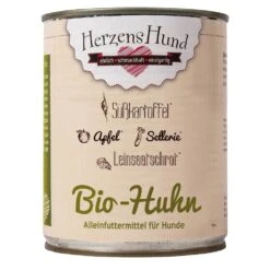 Herzenshund Bio Hundefutter Huhn Mit Süßkartoffel -Hundefutter Welt Verkaufsgeschäft herzenshund bio hundefutter huhn mit suesskartoffel2