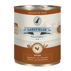 Lakefields Dosenfleisch-Menü Huhn -Hundefutter Welt Verkaufsgeschäft lakefields dosenfleisch menue huhn 1532599189
