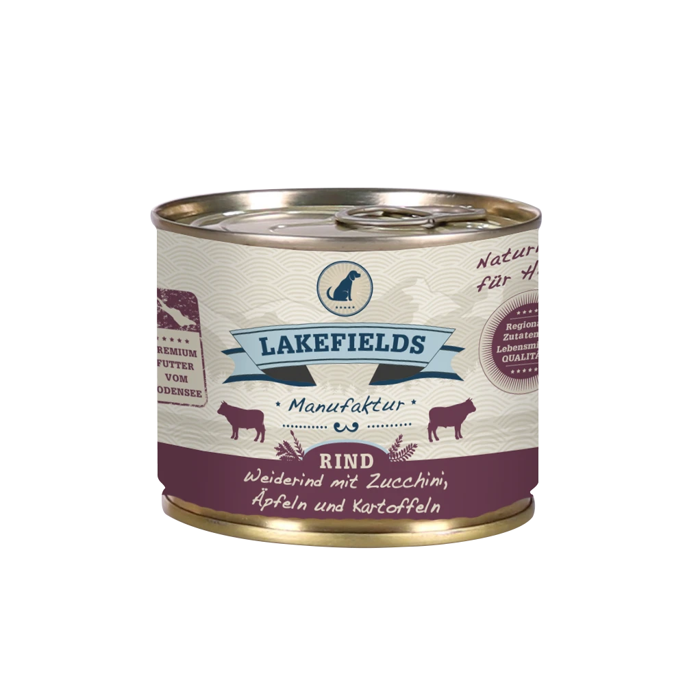 Lakefields Dosenfleisch-Menü Rind 3 Lakefields Dosenfleisch-Menü Rind