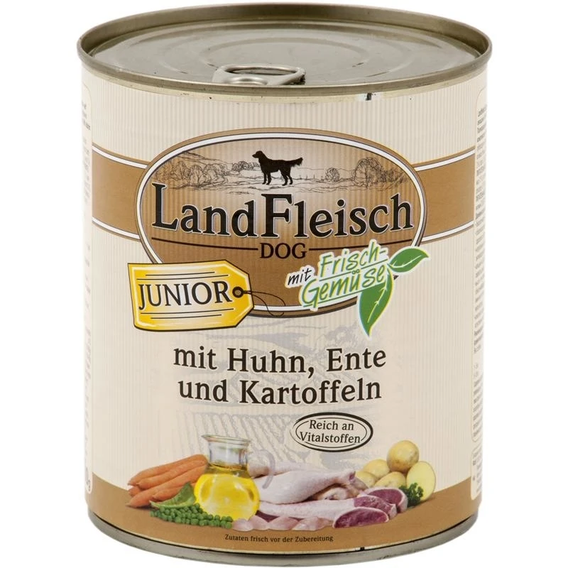 Landfleisch Junior Hundefutter 3 Landfleisch Junior Hundefutter