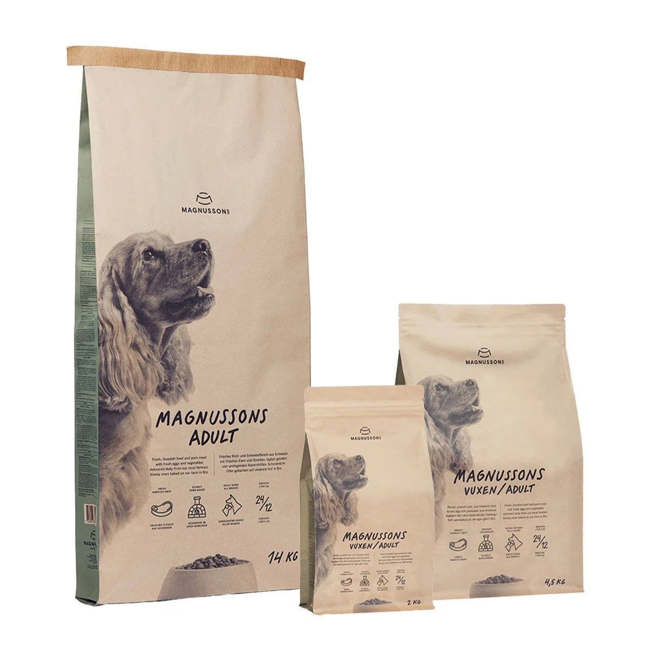 Magnusson Meat & Biscuit Adult Hundefutter 3 Magnusson Meat & Biscuit Adult Hundefutter