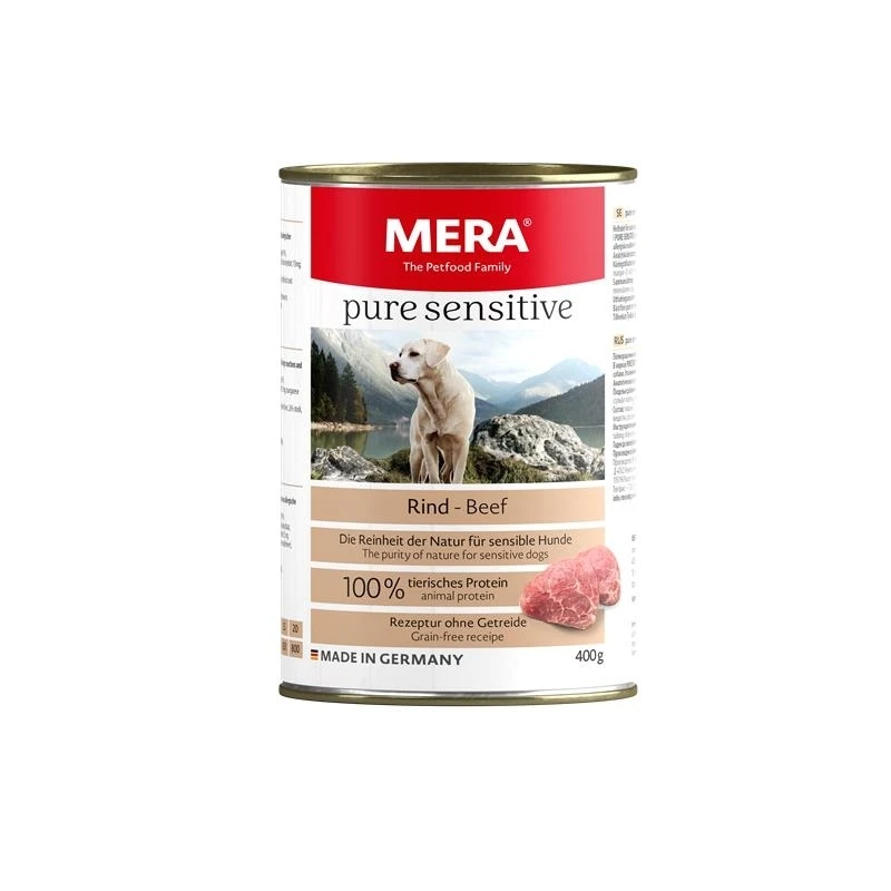 Mera Dog Pure Sensitive Meat Nassfutter 4 Mera Dog Pure Sensitive Meat Nassfutter – Bild 2