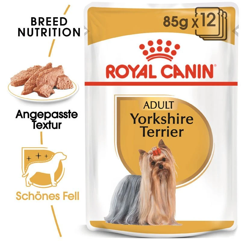 Royal Canin Yorkshire Terrier Adult Hundefutter Nass 4 Royal Canin Yorkshire Terrier Adult Hundefutter Nass – Bild 2