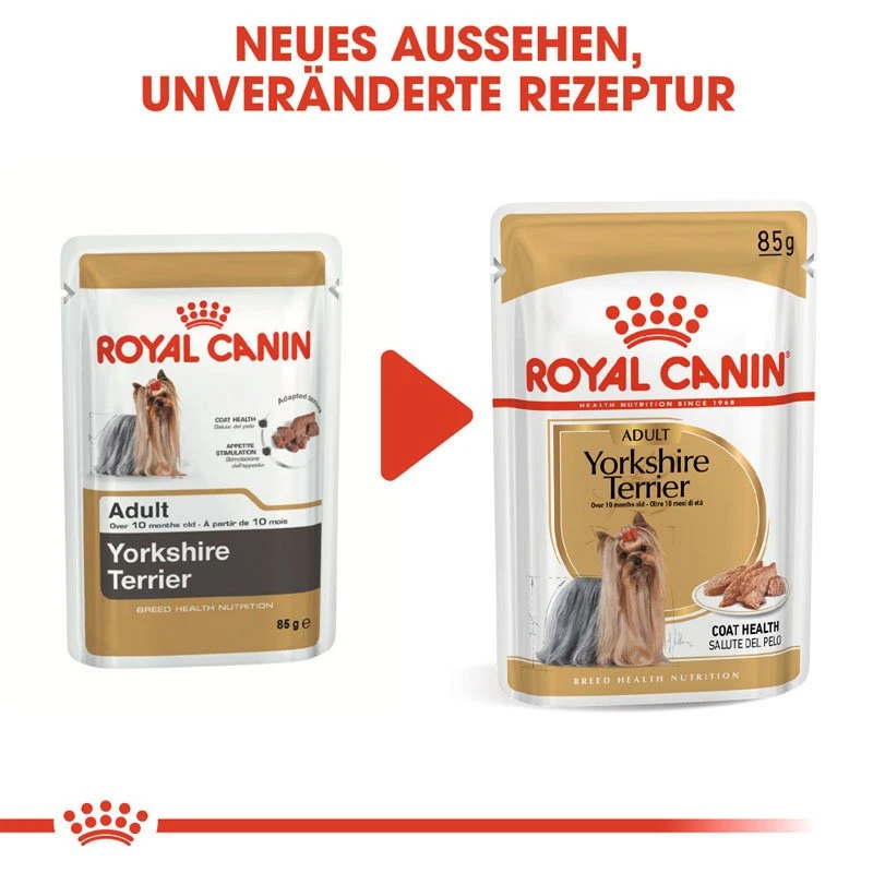 Royal Canin Yorkshire Terrier Adult Hundefutter Nass 10 Royal Canin Yorkshire Terrier Adult Hundefutter Nass – Bild 8