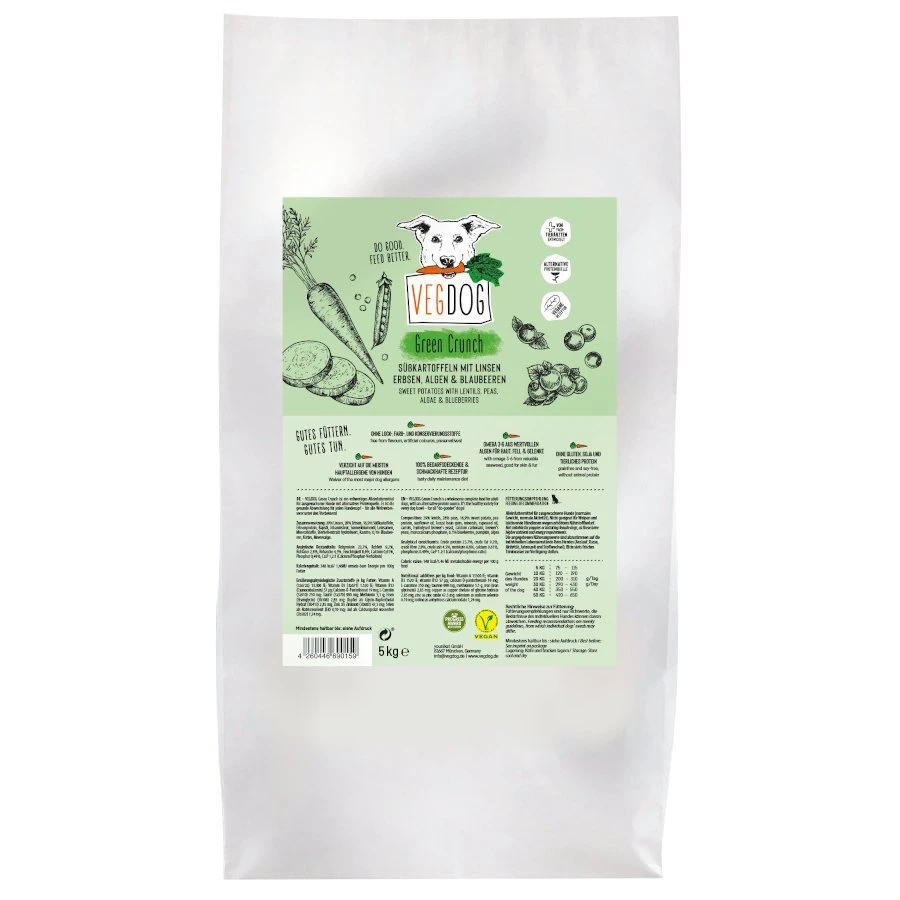 VEGDOG Veggie Crunch Veganes Trockenfutter Für Hunde 6 VEGDOG Veggie Crunch Veganes Trockenfutter Für Hunde – Bild 5