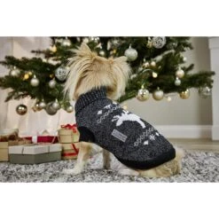 Wolters Strickpullover Elch Mit Glitzer -Hundefutter Welt Verkaufsgeschäft wolters strickpullover elch mit glitzer 1603455912